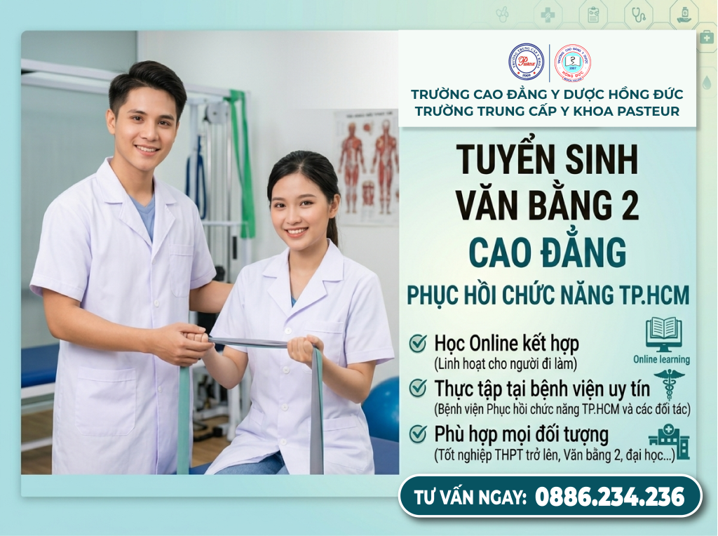 Văn bằng 2 Cao đẳng Phục hồi chức năng TpHCM