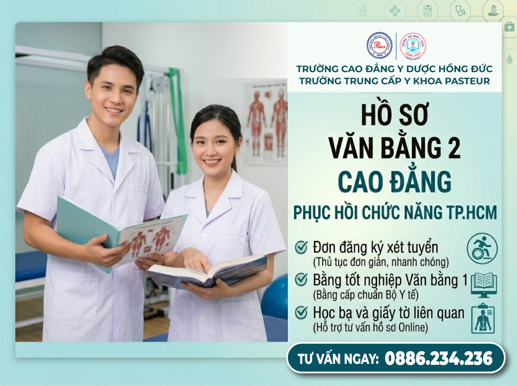 Hồ sơ Văn bằng 2 Cao đẳng Phục hồi chức năng TpHCM