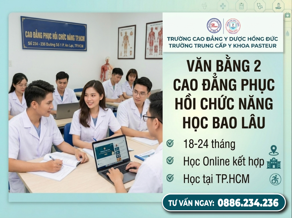 Văn bằng 2 Cao đẳng Phục hồi chức năng học bao lâu