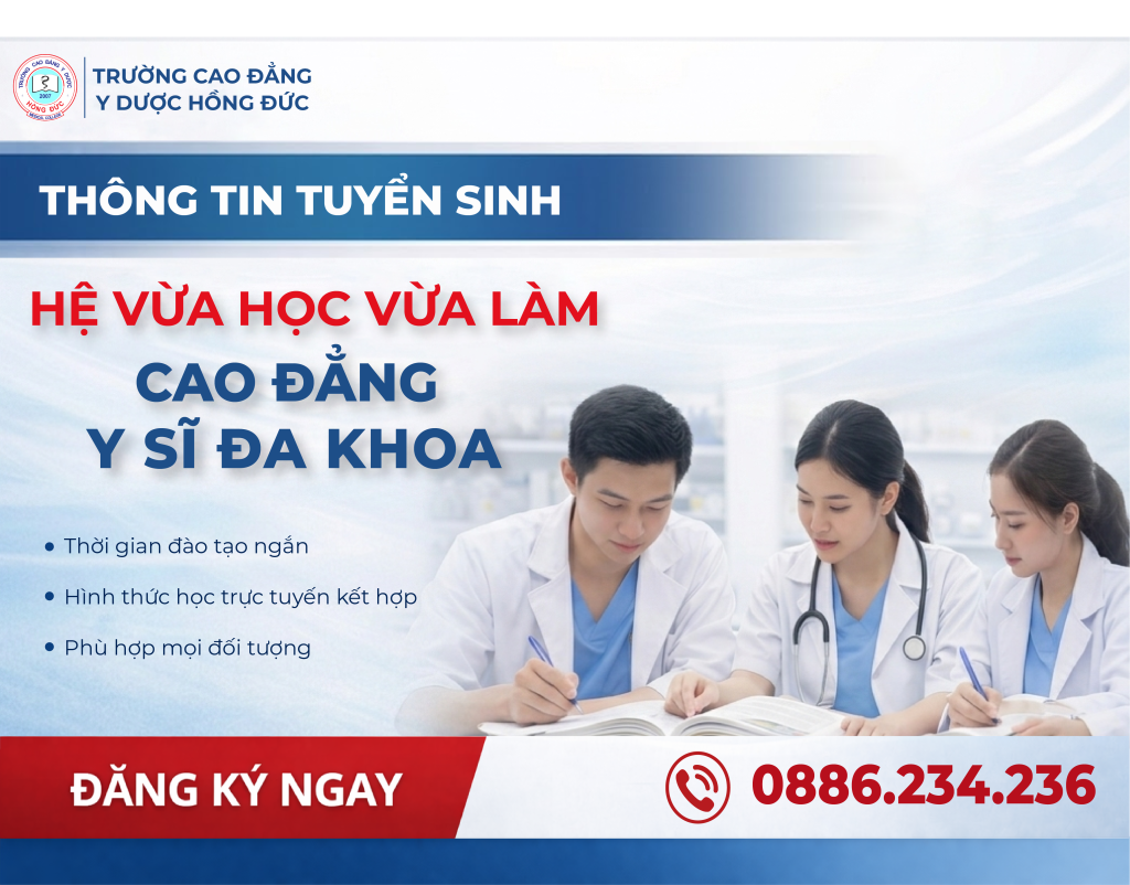 Cao đẳng Y sĩ đa khoa hệ vừa học vừa làm 