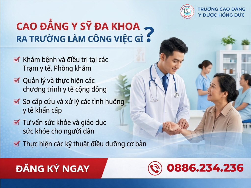 Y sĩ đa khoa hệ Cao đẳng ra làm gì
