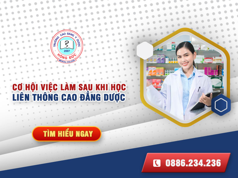 Cơ hội việc làm sau khi học Liên thông Cao đẳng Dược