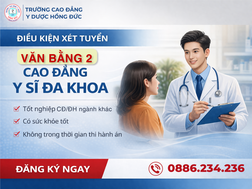 Cao đẳng Y sĩ đa khoa Văn bằng 2
