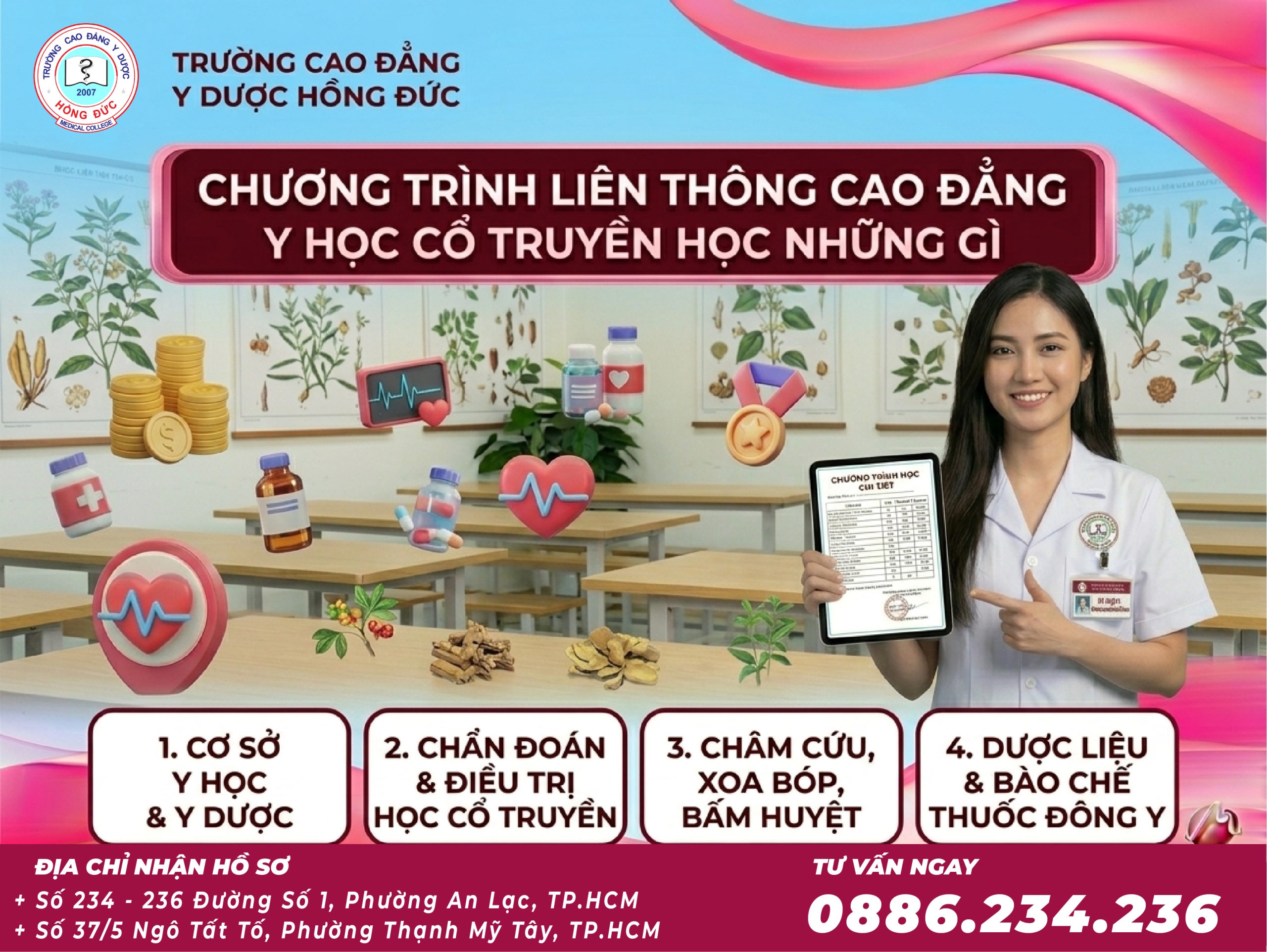 Chương trình liên thông Cao đẳng Y học cổ truyền