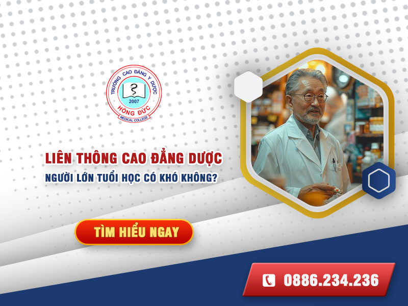 Người lớn tuổi học liên thông Cao đẳng Dược có khó không?