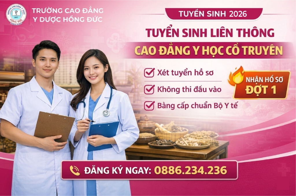 Liên thông Cao đẳng Y học cổ truyền TpHCM năm 2026