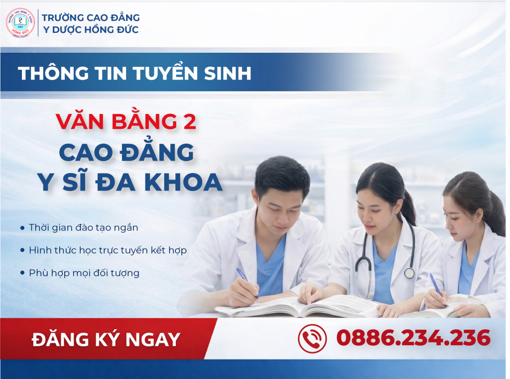 Cao đẳng Y sĩ đa khoa Văn bằng 2
