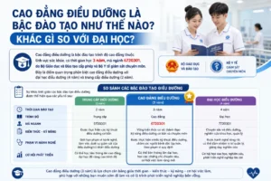 Cao Đẳng Điều Dưỡng Là Bậc Đào Tạo Như Thế Nào? Khác Gì So Với Đại Học?