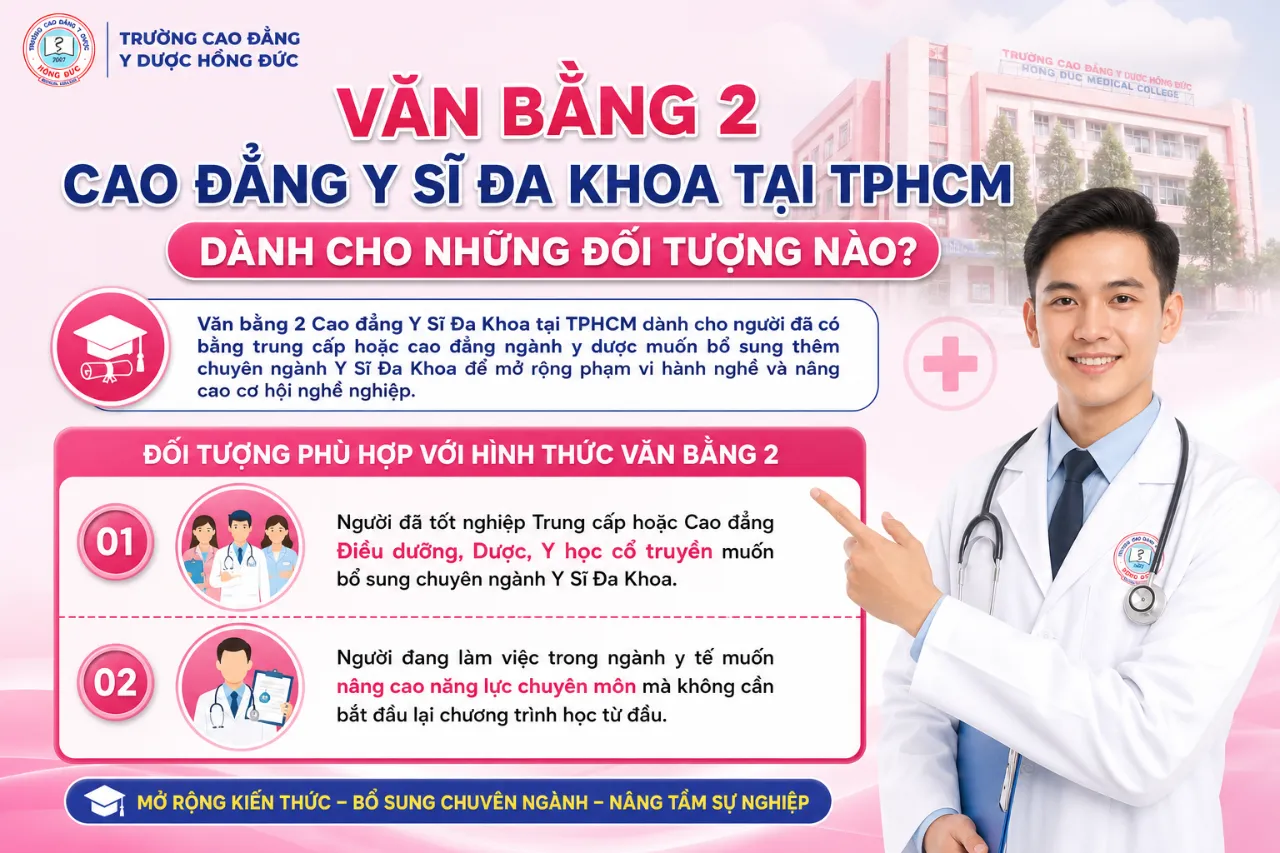 Văn Bằng 2 Cao Đẳng Y Sĩ Đa Khoa Tại TPHCM Dành Cho Những Đối Tượng Nào?